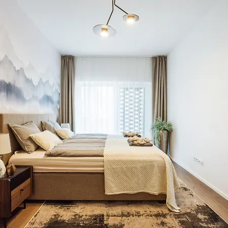 Sleek Premium With Parking Apartament *